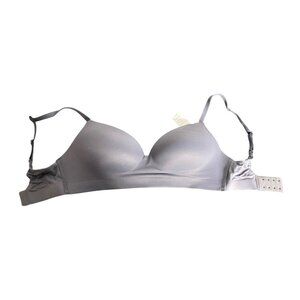 Soma Women's Gray Endless Wireless Bra Size 34D NWT
